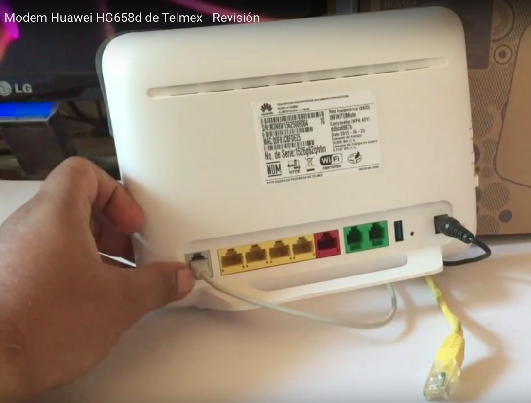 Modem Huawei HG658d de Telmex – Revisión – 
