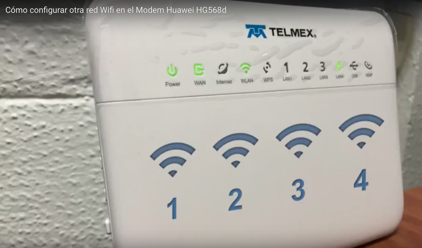 Como configurar otra red Wi-Fi en Modem Huawei HG658d – 